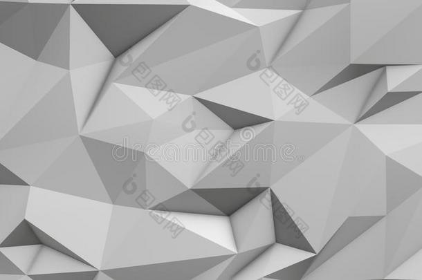 白色的抽象的低的工艺学校三角形背景