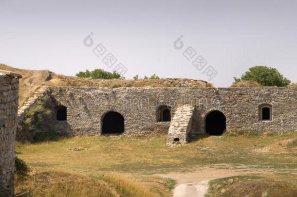 古代的防御防御土墙卡梅涅茨-波多利斯克堡垒