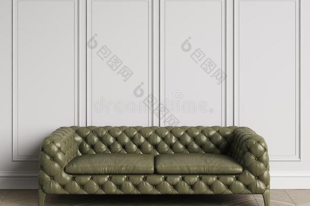 典型的装缨球的沙发采用典型的采用terior和复制品空间