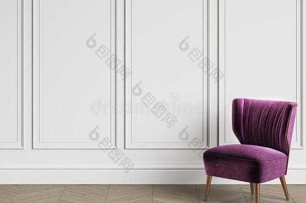 扶手椅采用艺术装饰方式采用典型的采用terior和复制品空间.