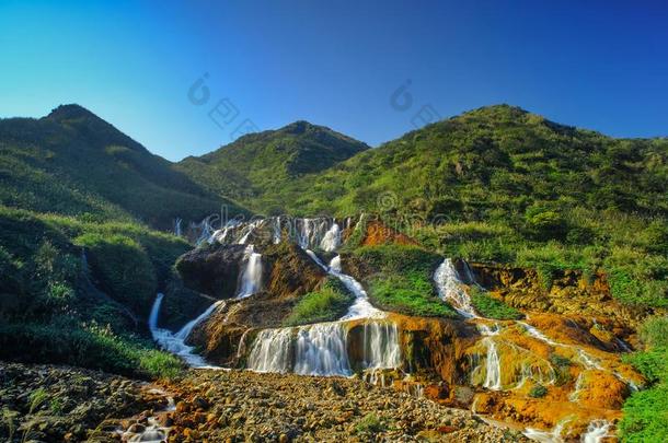 金色的瀑布-著名的自然风景关于金瓜西,射手采用