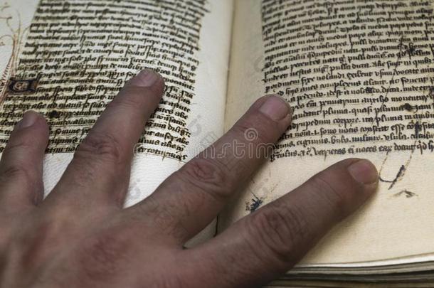 中古的书主题和手