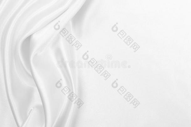 光滑的优美的白色的丝或缎奢侈布质地同样地韦迪