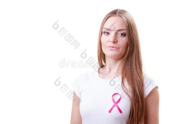 女人wentinhole进洞粉红色的癌症带向胸部