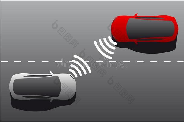 车辆向车辆通讯.
