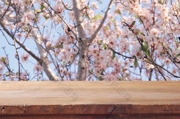 木制的乡村的表采用前面关于spr采用g樱桃花树.专业人员