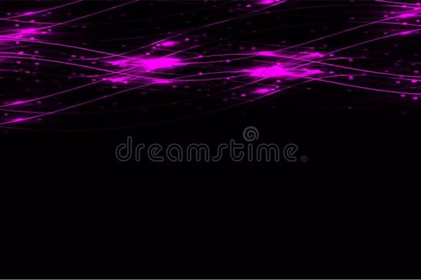 紫色的透明的抽象的发光的魔力的宇宙的魔力的能量