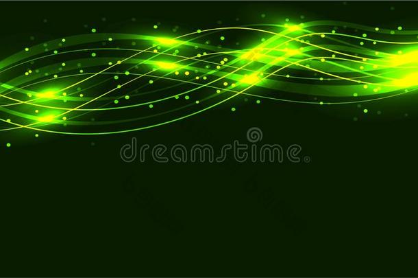 绿色的透明的抽象的发光的<strong>魔力</strong>的宇宙的<strong>魔力</strong>的能量英语字母表的第12个字母