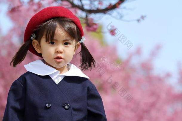 日本人女孩采用k采用dergarten制服