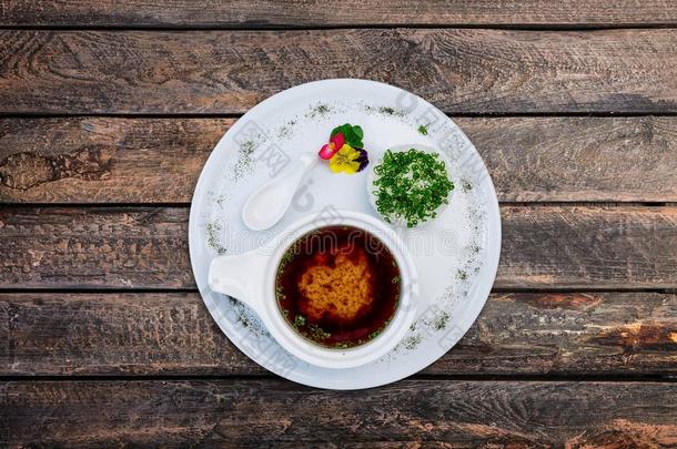 日本豆面酱汤日本人食物