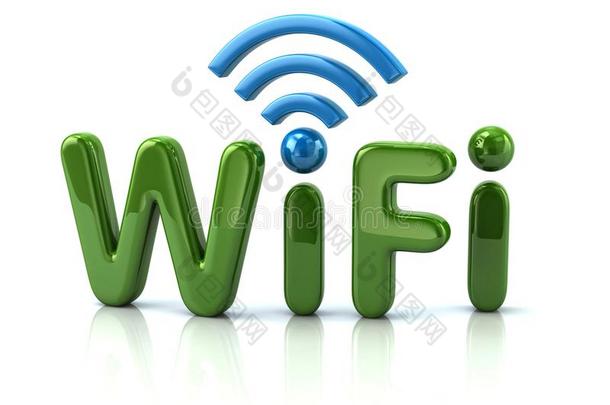 绿色的文学WirelessFidelity基于IEEE802.11b标准的无线局域网