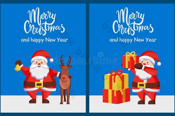 愉快的圣诞节幸福的新的年海报SociedeAnonimaNacionaldeTransportsAereos国家航空运输公司鹿盒