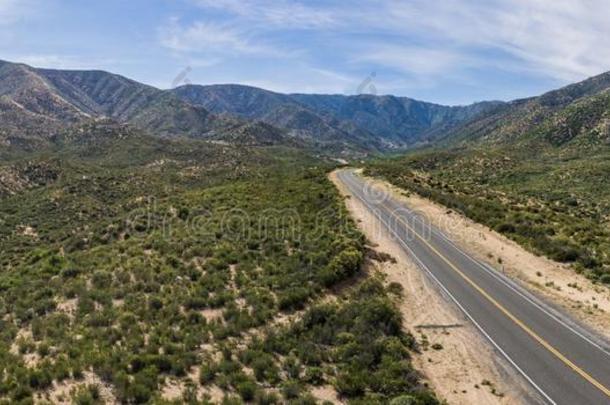 莫哈韦沙漠沙漠公路路美国加州