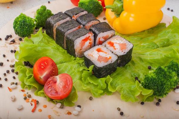 辗寿司.寿司菜单.日本人食物.