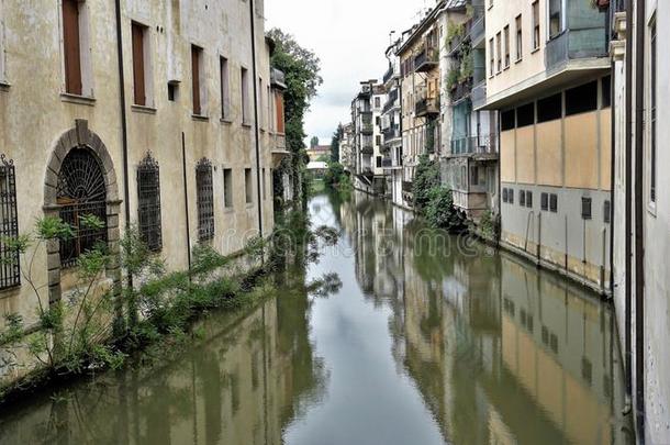 运河Piovego,=Pua,意大利.