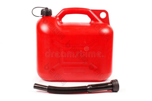 红色的塑料制品汽油<strong>小</strong>罐