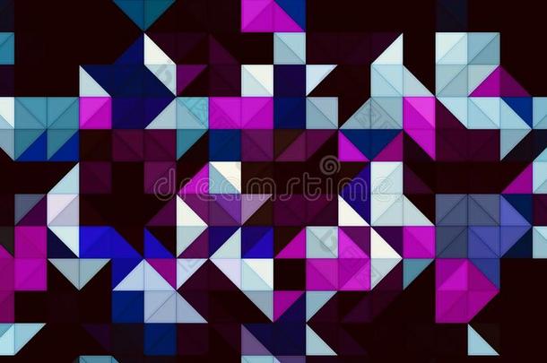 抽象的粉红色的紫色的蓝色几何学多边形壁纸