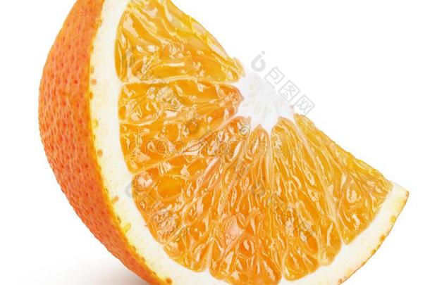 切成片关于桔子柑橘属果树成果向白色的
