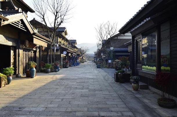 指已提到的人春季风景关于年化湾在无锡,中国.