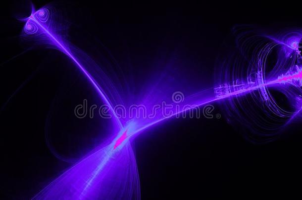 紫色的蓝色粉<strong>红色</strong>的抽象的台词<strong>曲线</strong>微粒背景