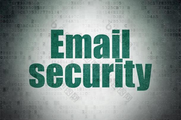 安全观念:电子邮件安全向数字的资料纸后座