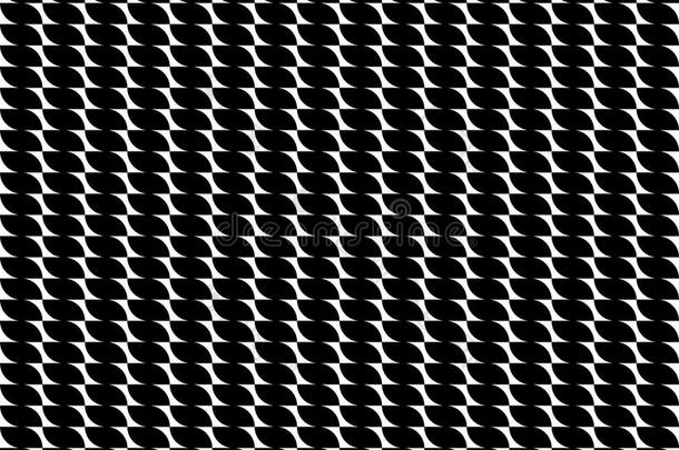 矢量波浪情况说明关于无缝的黑的和白色的abstract摘要