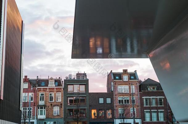 阿姆斯特丹在商业区<strong>博物馆</strong>四分之一<strong>博物馆</strong>佩林现代的建筑物