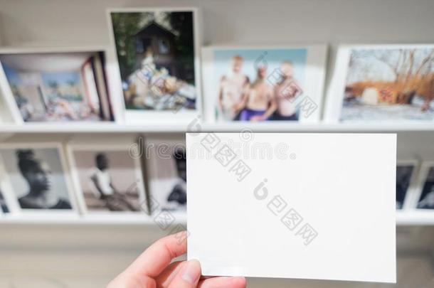 空的空白的卡片招待post卡片样板为摄影Argentina阿根廷