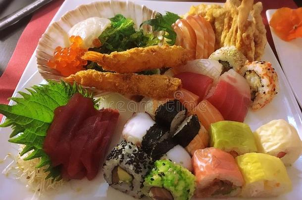 寿司,生鱼片,日本人食物,日本人饭店