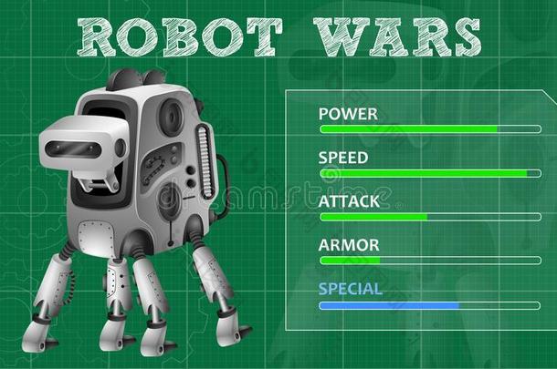 机器人战争设计和特殊的<strong>特征</strong>