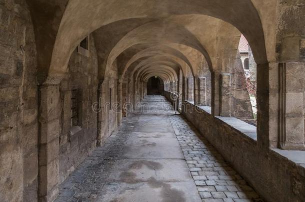 走廊采用总教堂关于指已提到的人城市希尔德斯海姆,德国