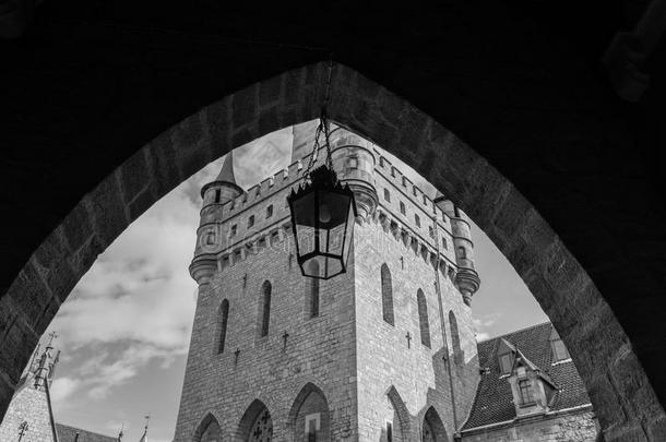 指已提到的人老的灯笼采用马林堡城堡,德国