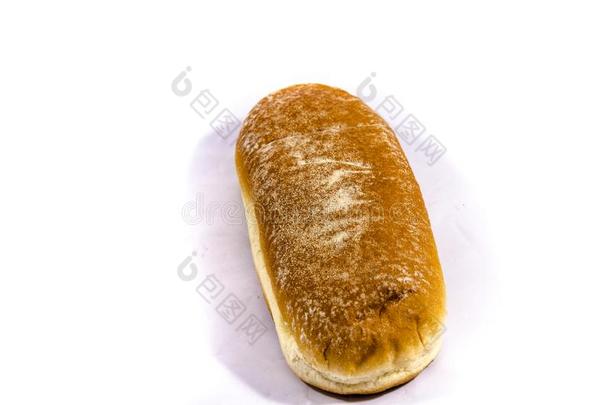 大的高级的热的狗圆形的小面包或点心