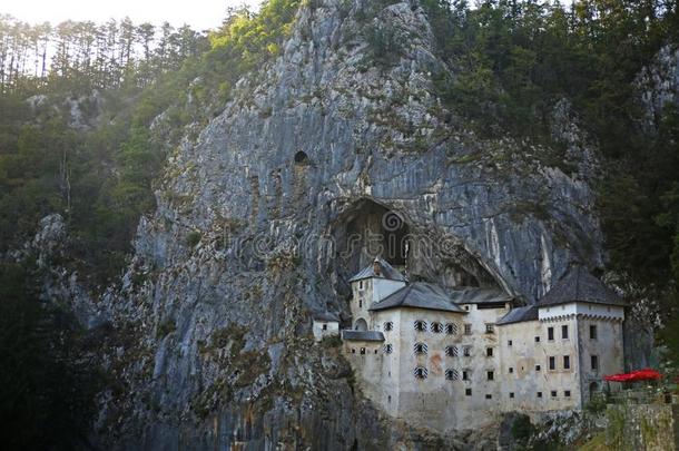 城堡采用岩石,普雷贾马城堡洞穴,斯洛文尼亚