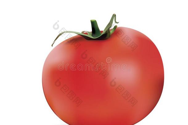 番茄切成片向白色的.番茄有机的