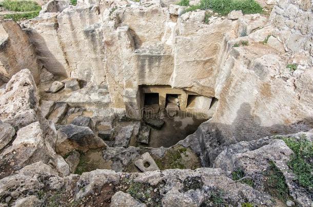 墓穴关于指已提到的人君主,旅行者吸引塞浦路斯.