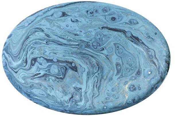 大理石抽象的丙烯酸塑料背景.自然蓝色和绿色的马布里