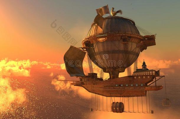 幻想飞艇策帕林飞艇可驾驶的气球3英语字母表中的第四个字母说明