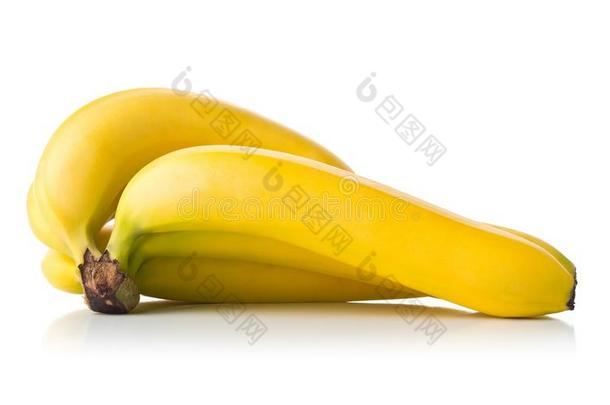 捆关于新鲜的,黄色的,成熟的香蕉