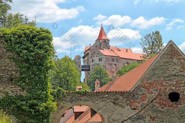 <strong>品德</strong>城堡.摩拉维亚,捷克人共和国.