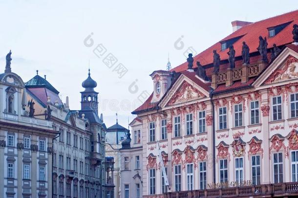 老的城市.城市风景.布拉格,捷克人共和国.