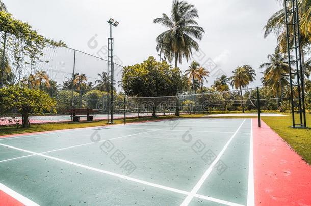 羽毛球法院采用奢侈马尔代夫求助