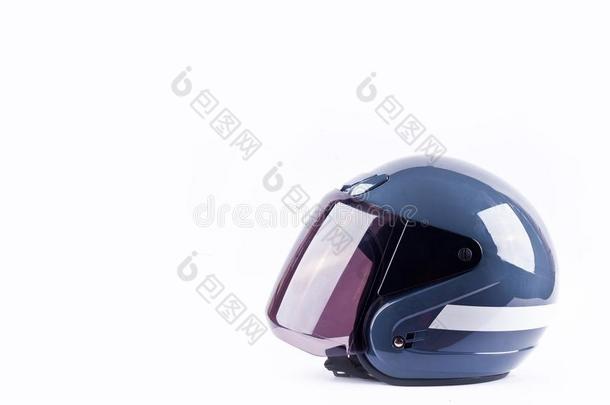 摩托车头盔向白色的背景头盔安全物体