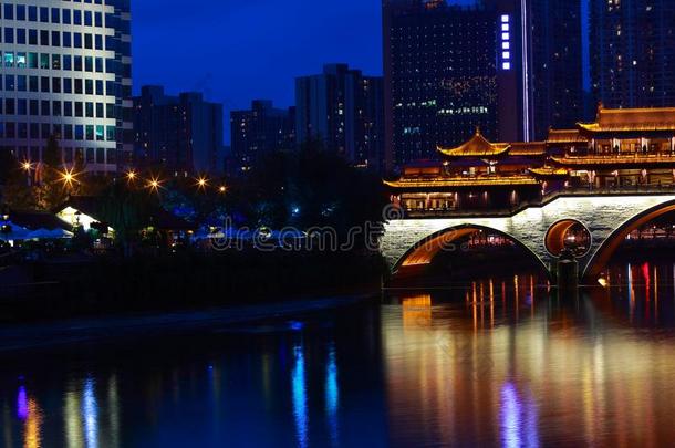 中国人古代的桥建筑学关于夜