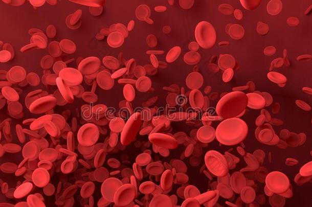 红色的血细胞采用血容器关于身体.科学图解的为Educationalinstitutions教研机构