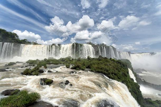伊瓜苏瀑布看法从巴西人面