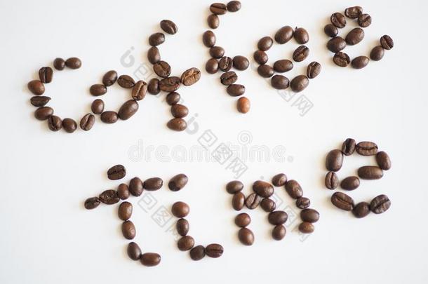 字体咖啡豆<strong>时间安排</strong>的从咖啡豆豆