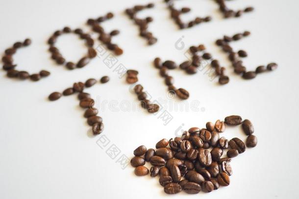 字体咖啡豆<strong>时间安排</strong>的从咖啡豆豆