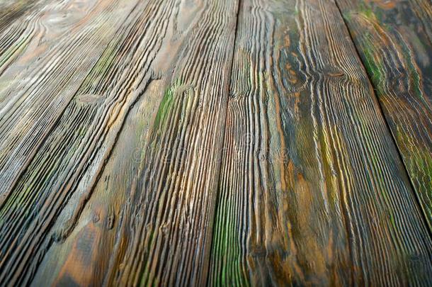 木制的背景或木材质地和老的颜料
