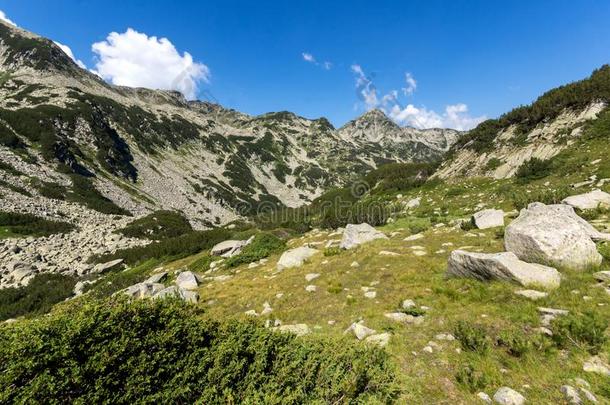 风景和<strong>穆拉托</strong>夫山峰,皮林山,保加利亚